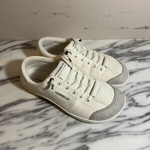 Hobibear Unisex SZ 41 Womens 9.5 Mens 8.5 Barefoot Minimalist White Canvas Shoes